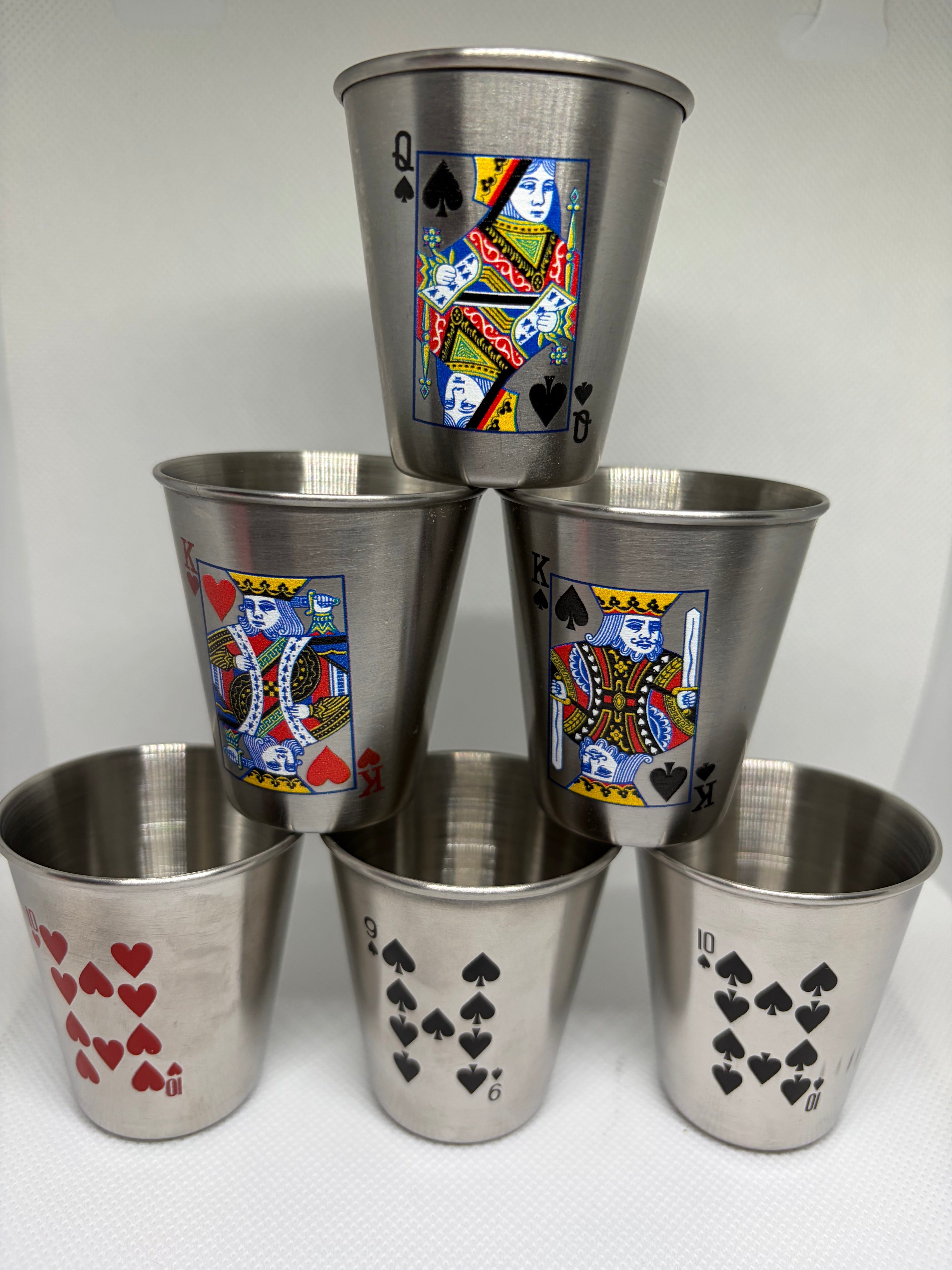 Poker Shot Glasses & Card Bottle Openers ♠️♥️♣️♦️