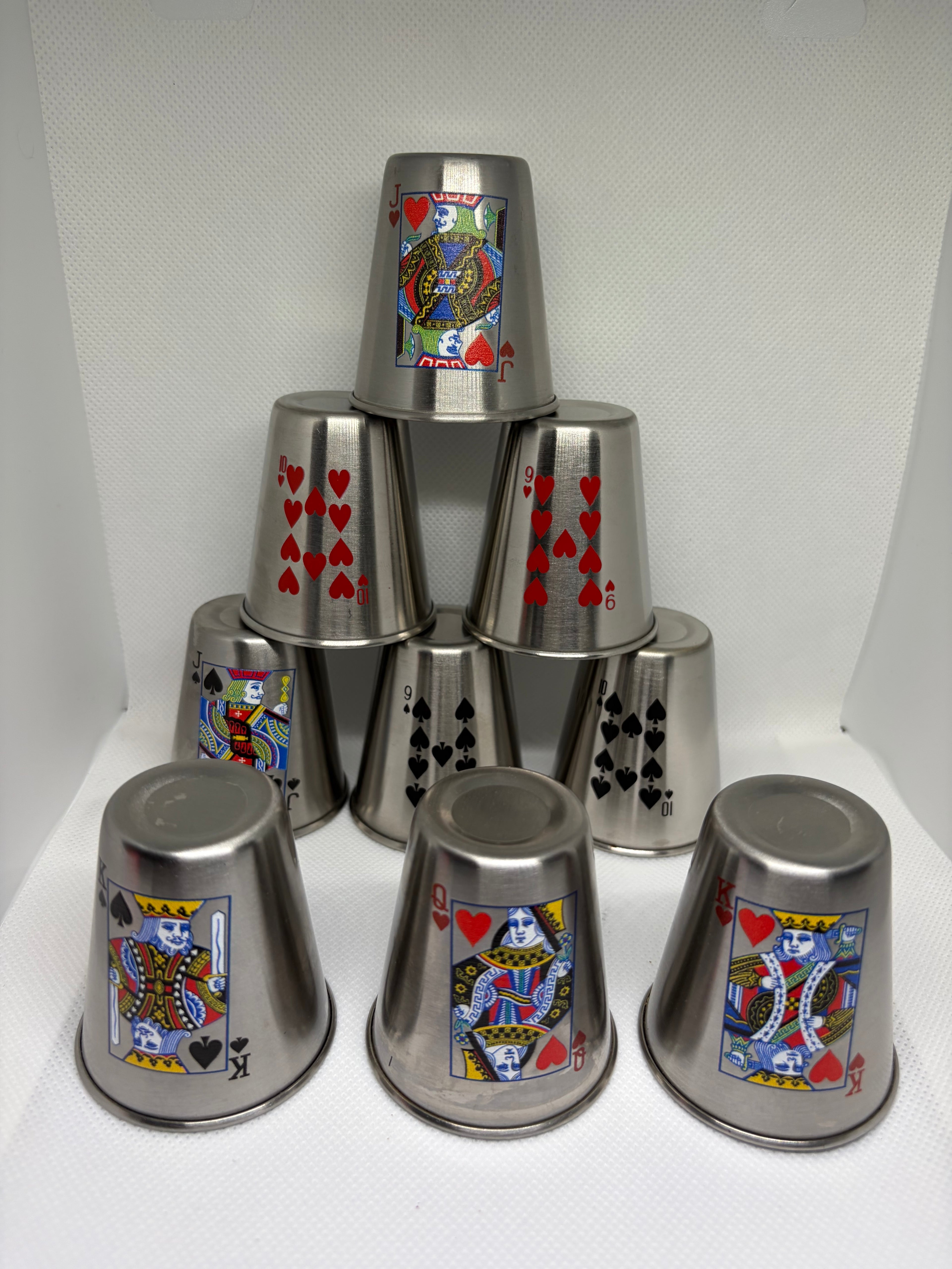 Poker Shot Glasses & Card Bottle Openers ♠️♥️♣️♦️