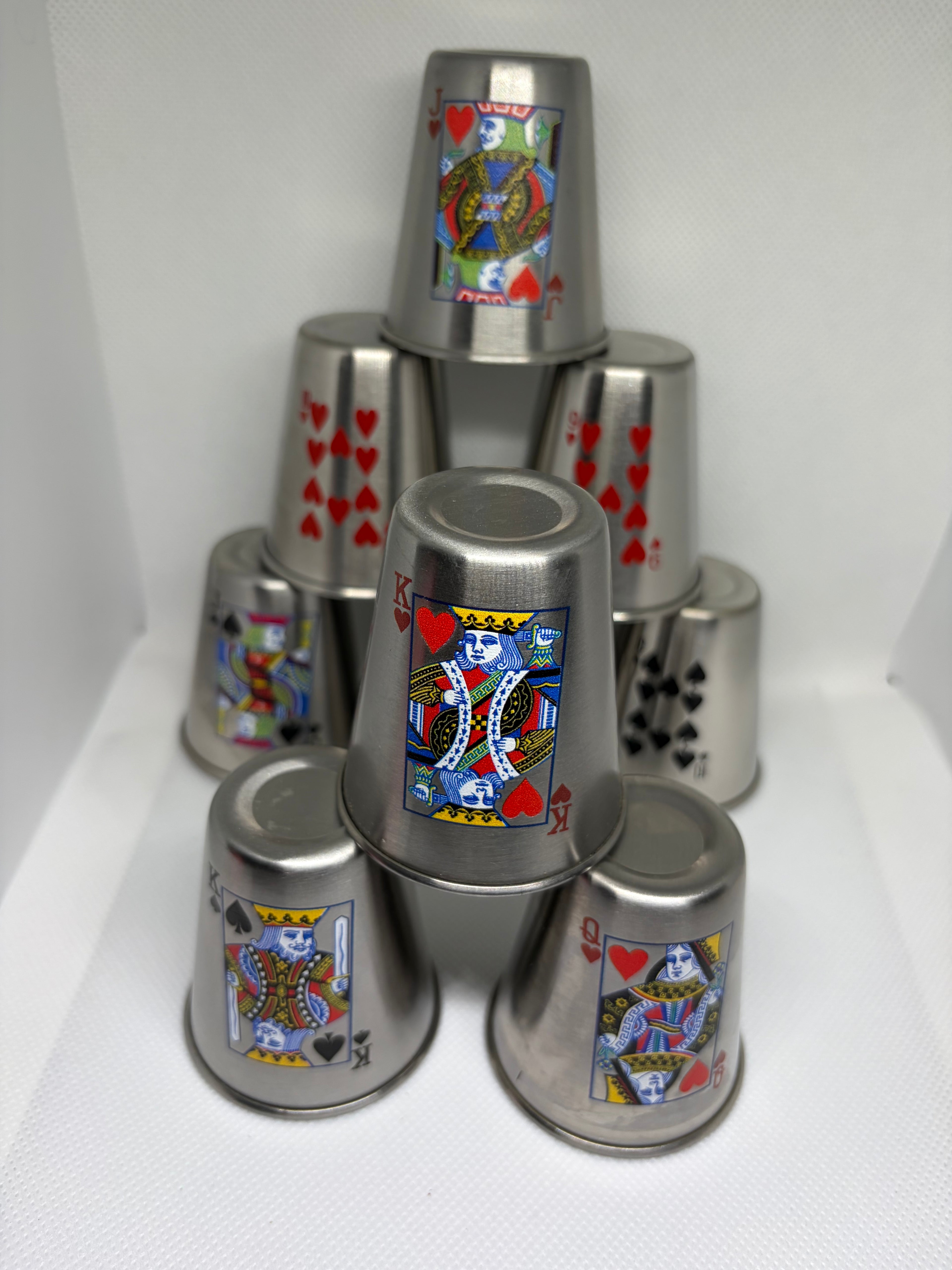 Poker Shot Glasses & Card Bottle Openers ♠️♥️♣️♦️