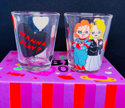 2 Pack 1.5oz Chucky Glass